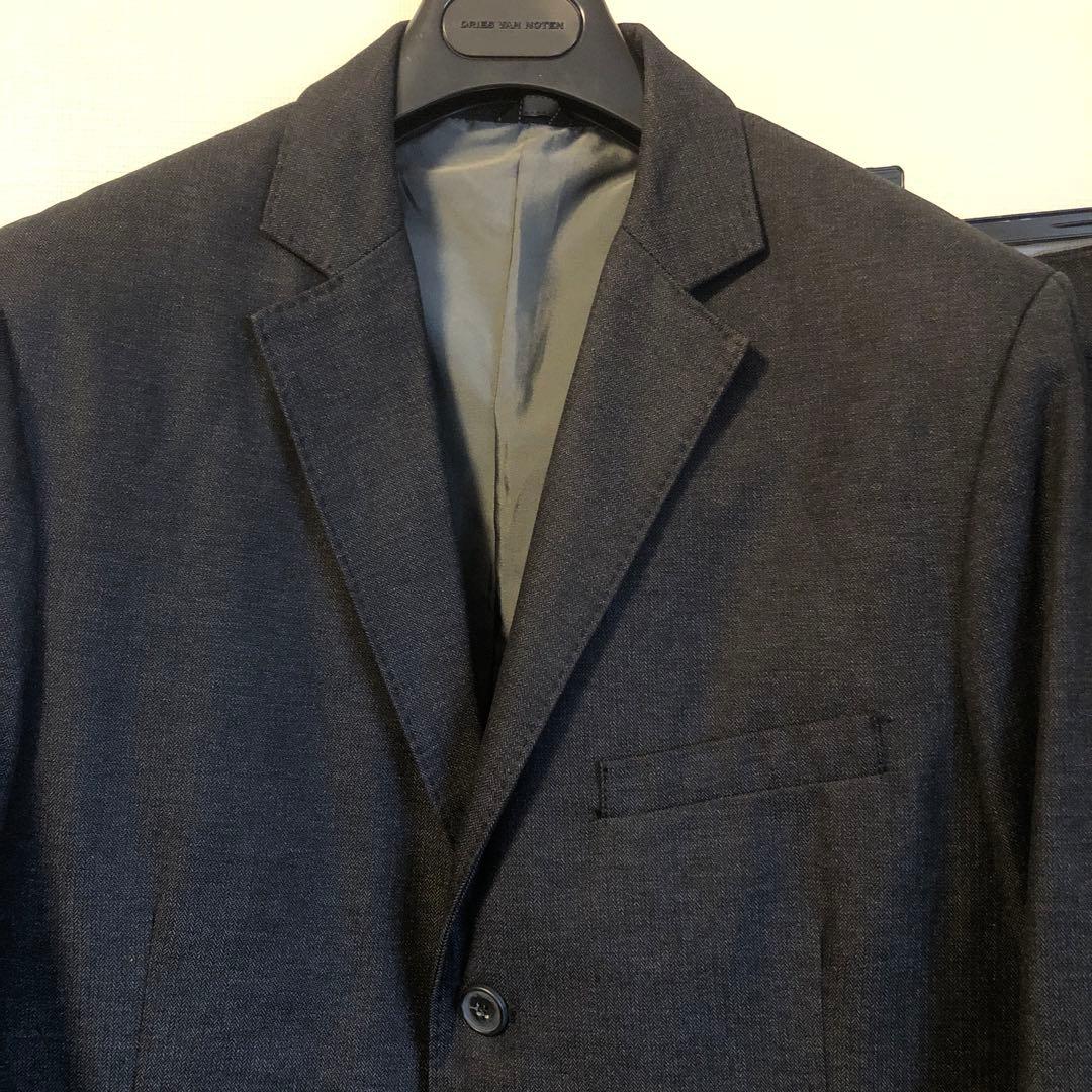 MARCEL LASSANCEマルセルラサンスヘリンボーンスーツグレー52