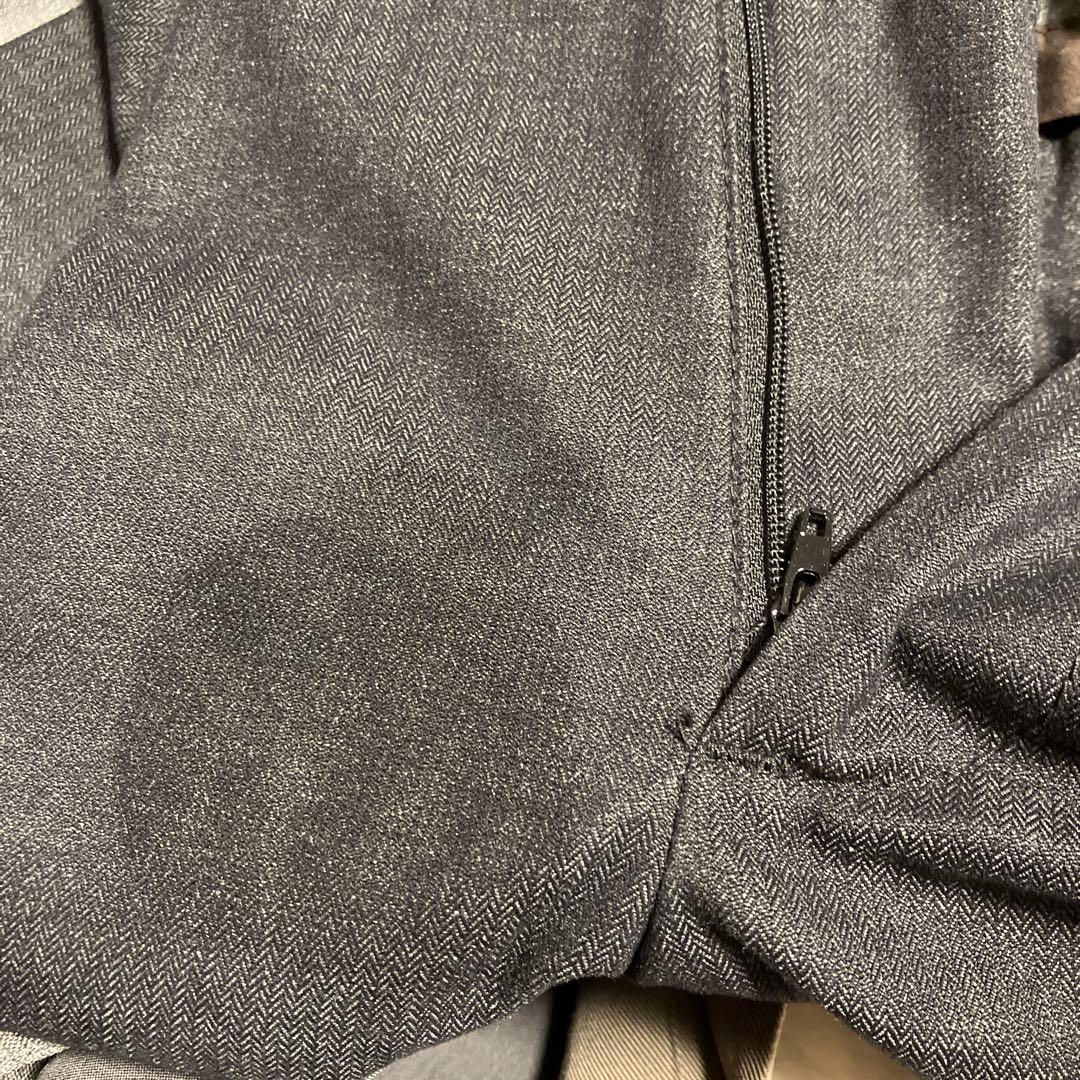 MARCEL LASSANCEマルセルラサンスヘリンボーンスーツグレー52