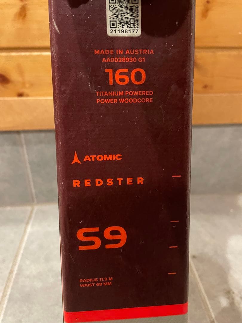Atomic REDSTER S9 160cm スキー板 バインディング付き