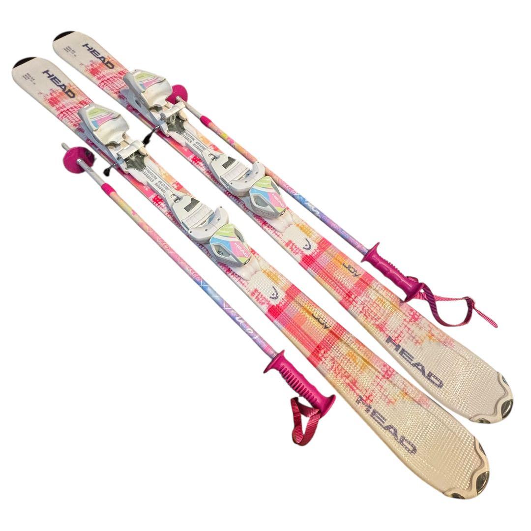 ジュニアスキーセット　head　117cm 21cm ストック、ブーツ付