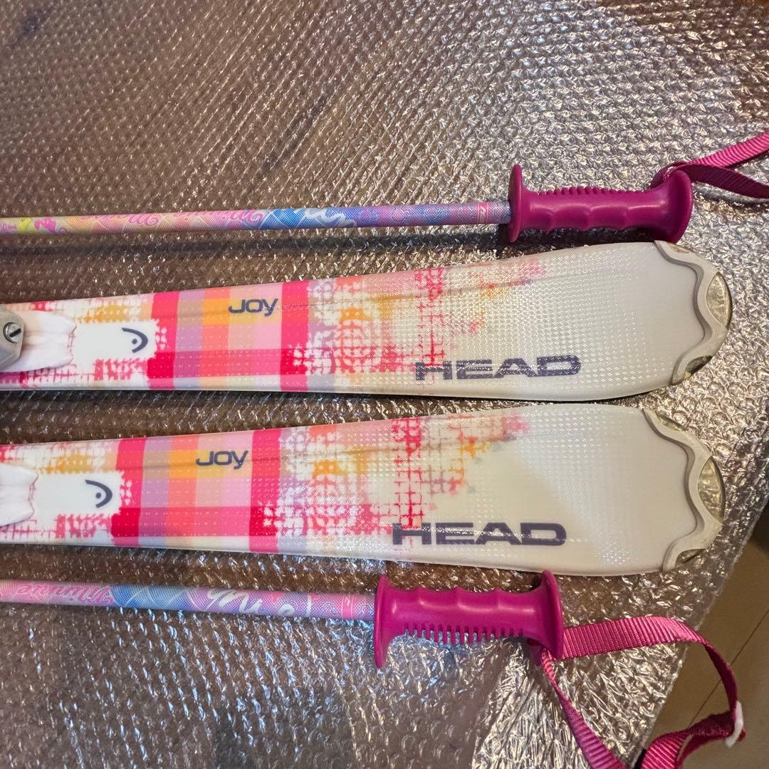 ジュニアスキーセット　head　117cm 21cm ストック、ブーツ付