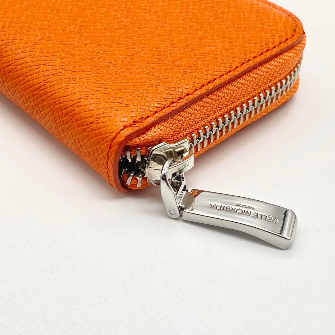 【未使用】PELLE MORBIDA・ペッレモルビダ・キーケース・オレンジ