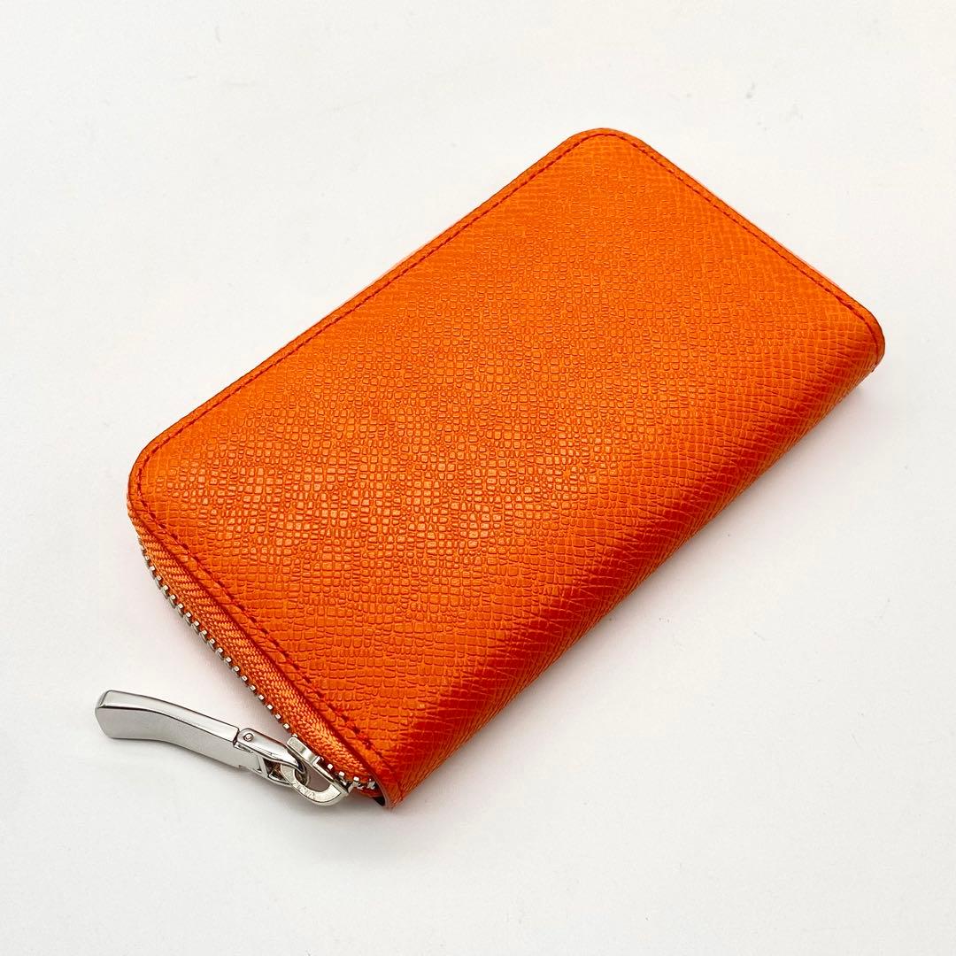 【未使用】PELLE MORBIDA・ペッレモルビダ・キーケース・オレンジ