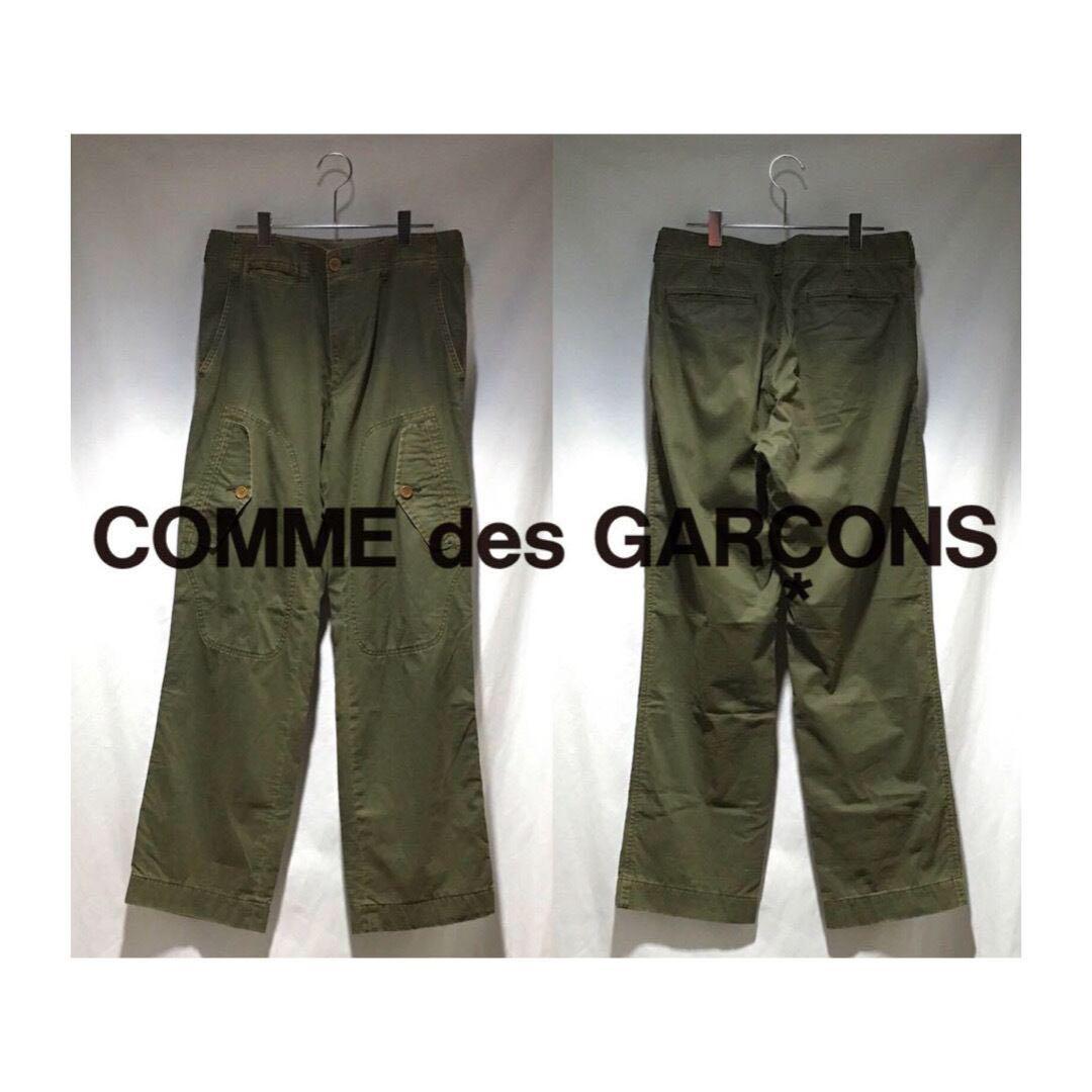 コムデギャルソン ミリタリー ワークパンツ カーゴ メンズ L ヴィンテージ古着