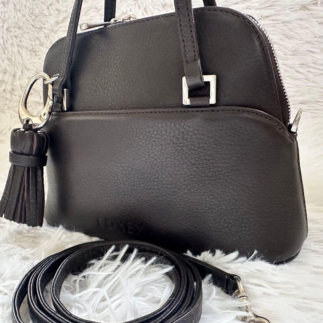 フォクシー FOXEY 2WAY ショルダーバッグ ミニバッグ マカロンバッグ