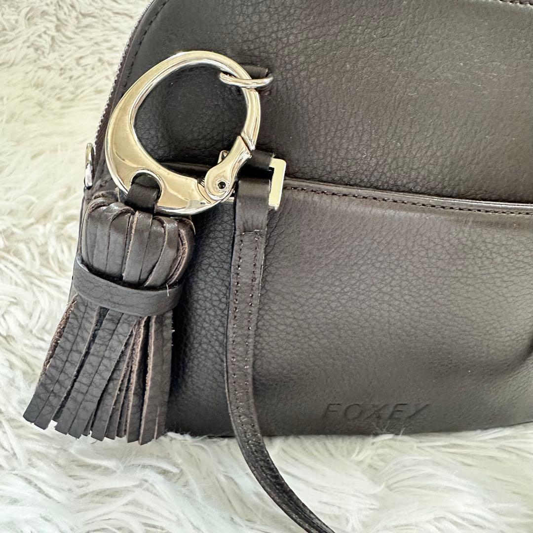 フォクシー FOXEY 2WAY ショルダーバッグ ミニバッグ マカロンバッグ