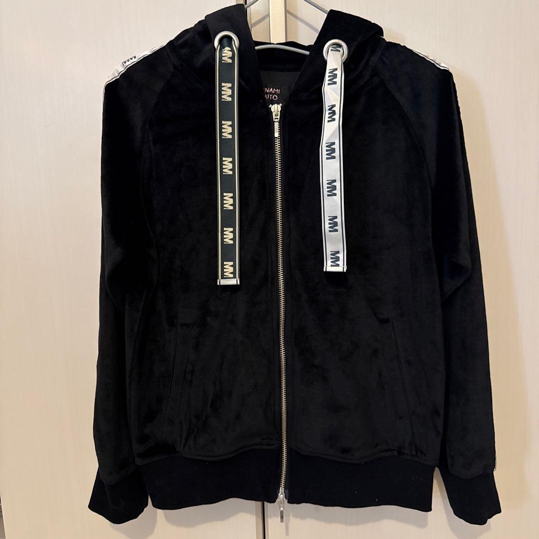 宝塚歌劇団　水美舞斗FC ファンクラブ　ブラックベロアパーカー S