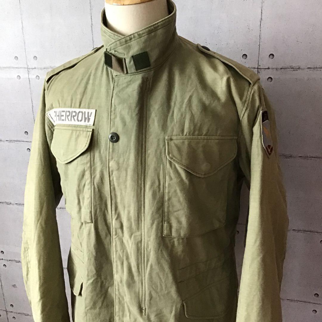 フェローズ　M-65　ワッペン　L　オリーブグリーン　日本製　マッコイ　東洋