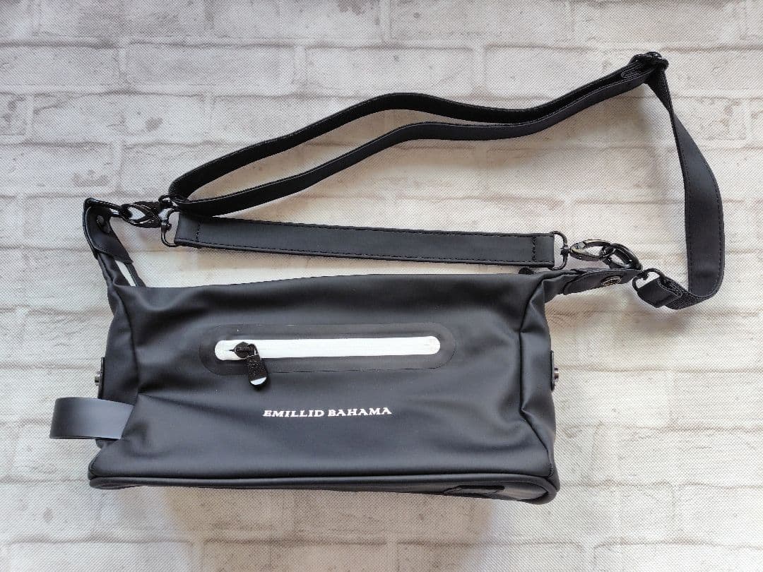新品 EMILLID BAHAMA 黒 3WAY ショルダー セカンドバッグ