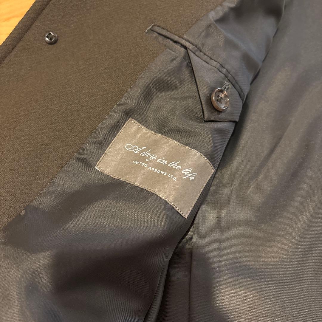 united arrows チェスターコート　カーキ