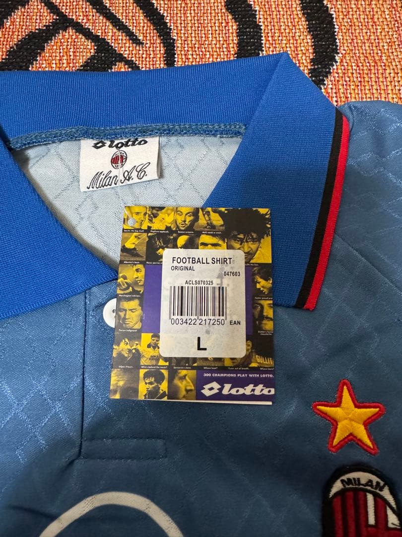 セリエA ミラン 95-96 ロベルト•バッジョ 4th ユニフォーム