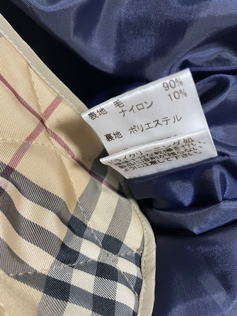 BURBERRY ネイビー ウールコート　140cm