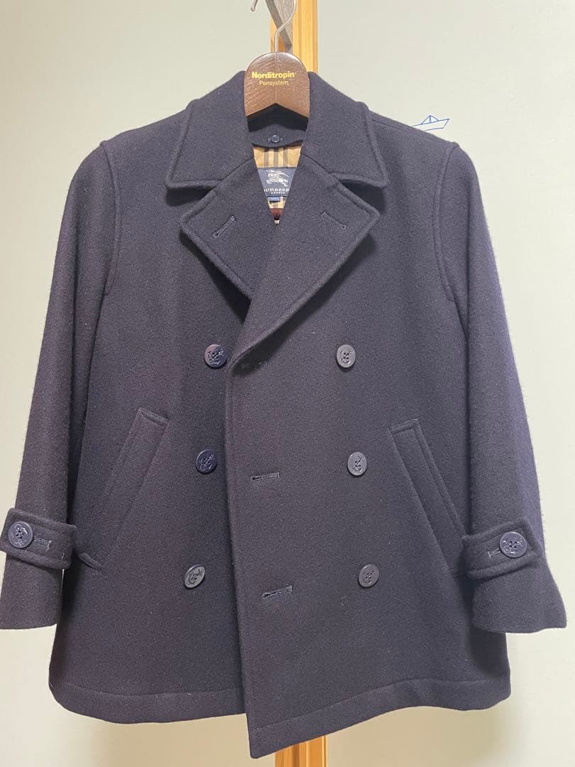 BURBERRY ネイビー ウールコート　140cm