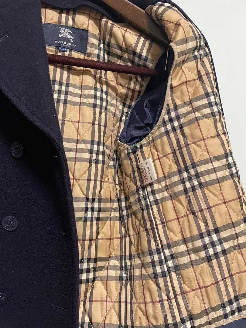 BURBERRY ネイビー ウールコート　140cm