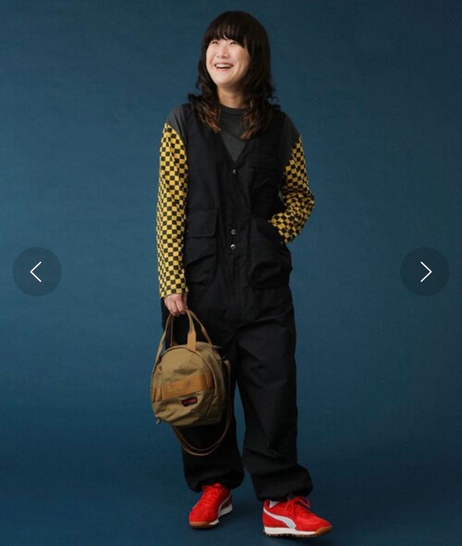 BEAMS BOY コットンウェザー ハンティングベスト オールインワンサイズ2