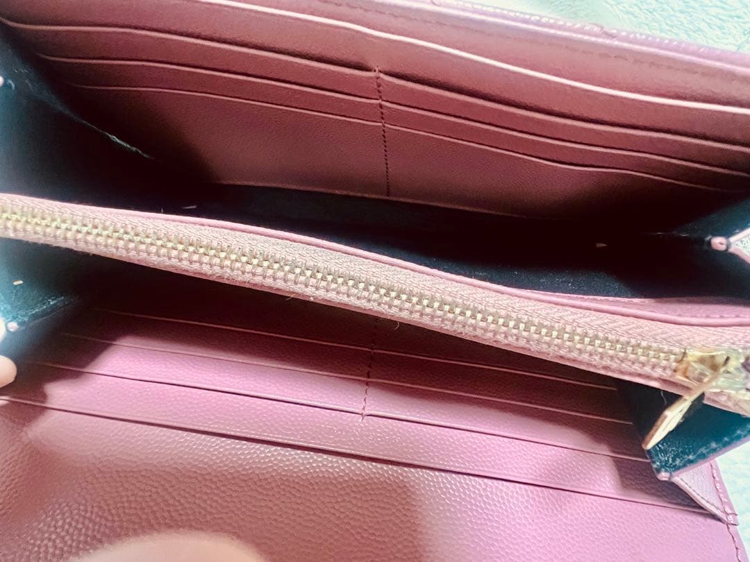 YSL ピンク 長財布