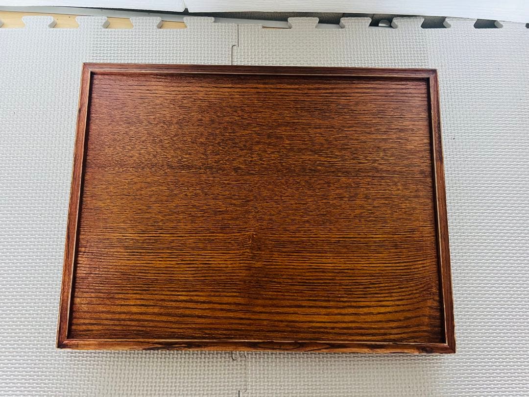 KA48☆お盆☆20枚セット 木製 トレー お膳 和風 レトロ