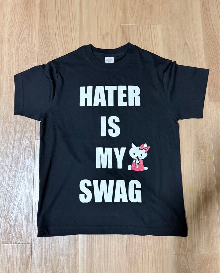 hatecreation HATER IS MY SWAG Tシャツ