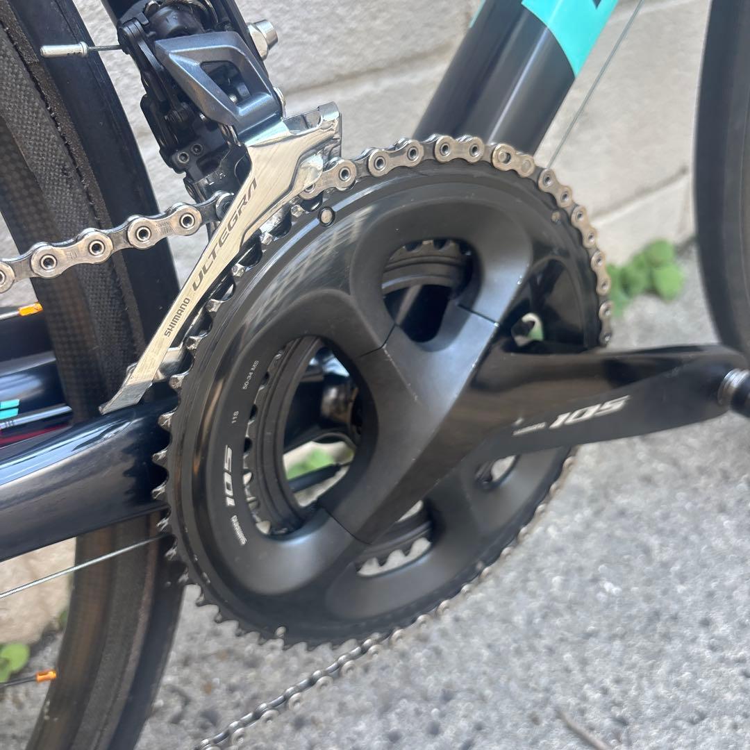 【再値下/軽量】Bianchi FENICE PRO(黒×ピンク) サイズ55