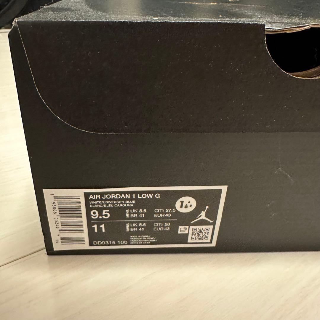 新品未使用 ナイキ エア ジョーダン 1 LOW G ゴルフシューズ27.5cm