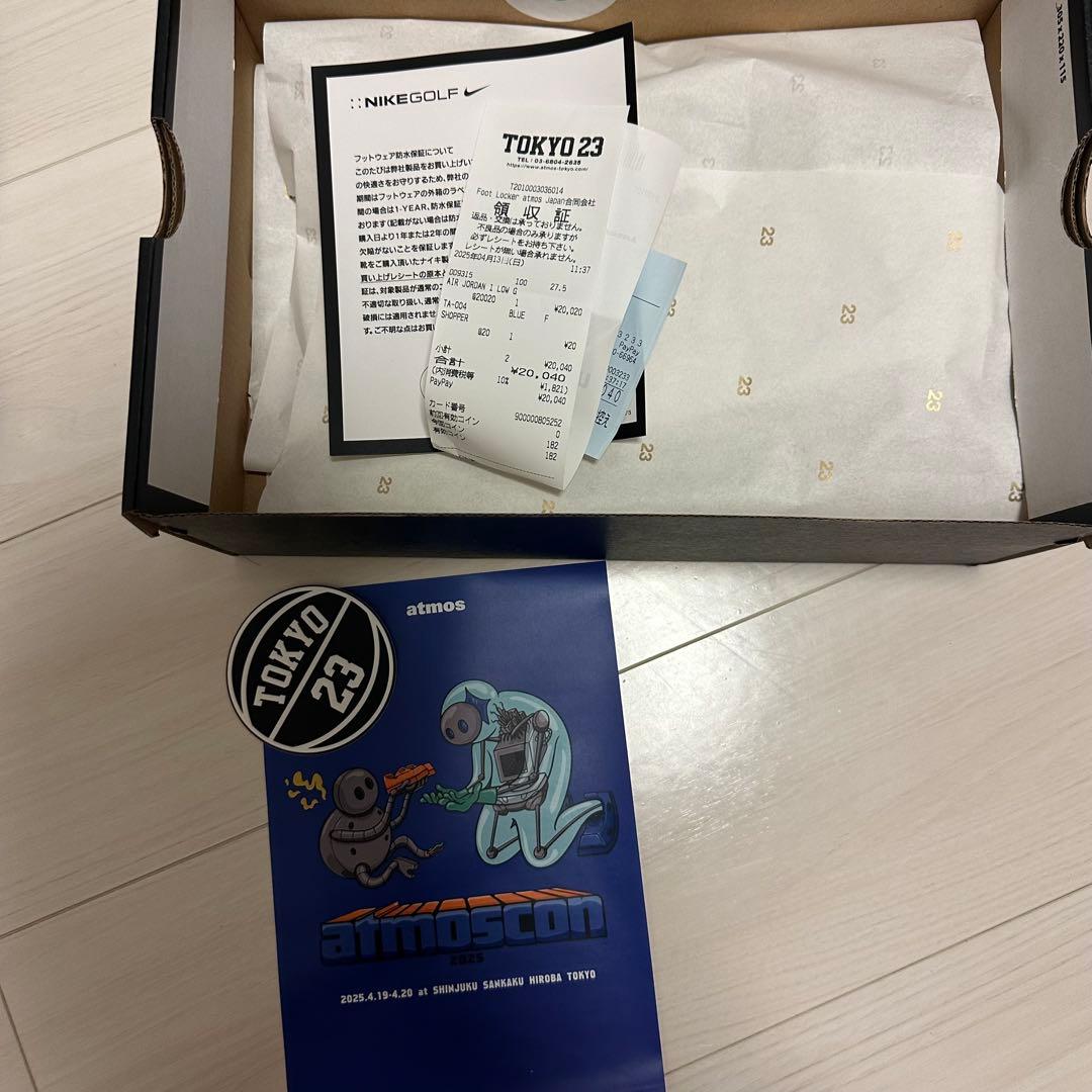 新品未使用 ナイキ エア ジョーダン 1 LOW G ゴルフシューズ27.5cm