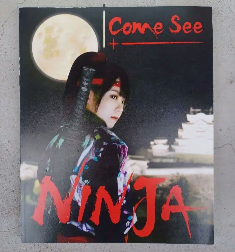 貴重な忍者資料本『Come See NINJA』山田雄司監修、英語・日本語対応
