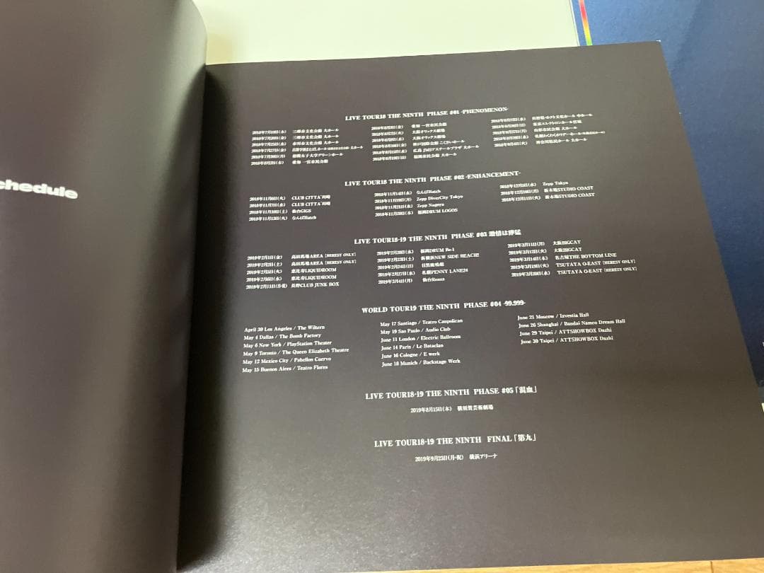 ミュージック LIVE TOUR18-19 THE NINTH FINAL GazettE