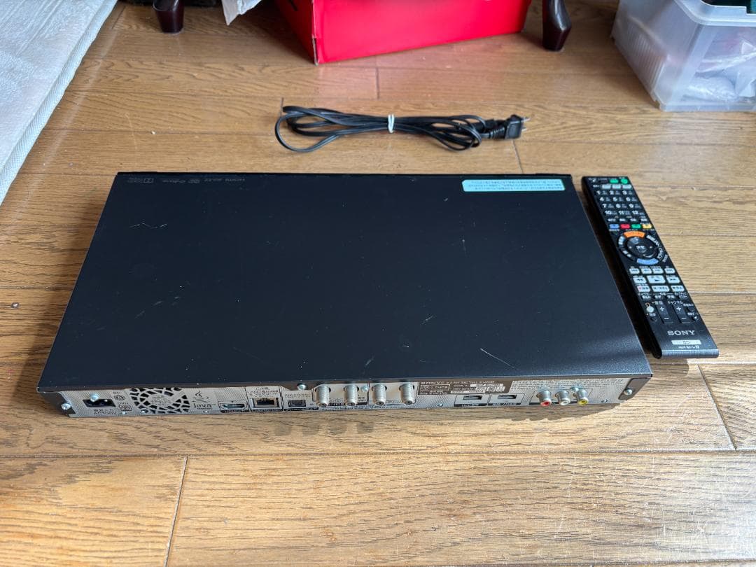 ソニー ブルーレイディスクレコーダー BDZ-EW1000 純正リモコン付き