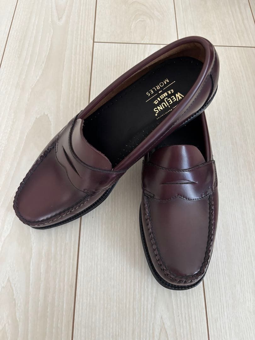 G.H.BASS morles 26.5cm ローファー　バーガンディ