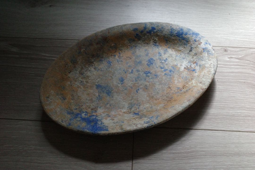 故金あかり さん オーバル プレート