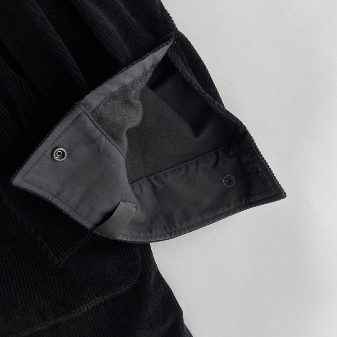 美品 N.HOOLYWOOD 38 (re) ノーカラーオーバーシャツコート 黒