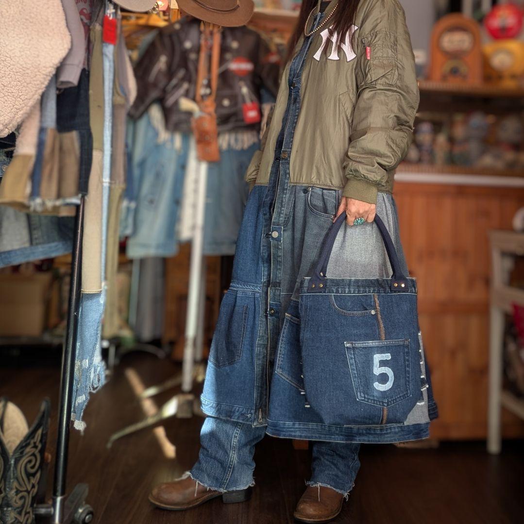 古着リメイクコートNO.72S