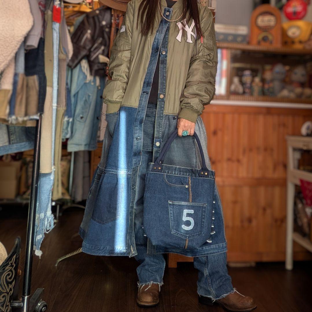 古着リメイクコートNO.72S