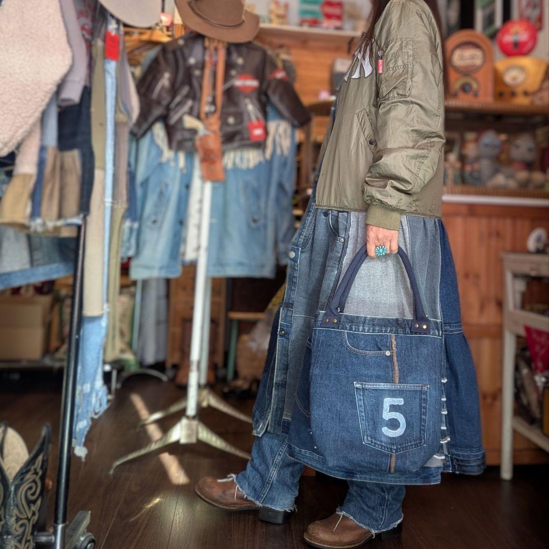 古着リメイクコートNO.72S