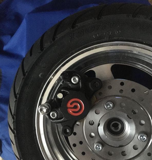 ★新品 ワイドフロントディスクハブ モンキー MINIMOTO Gクラフト★