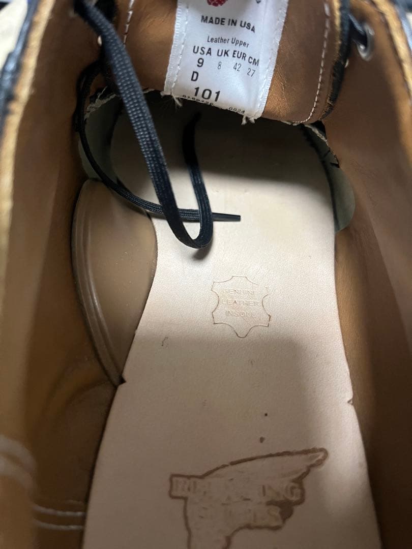 RED WING SHOES ポストマン　ブラック