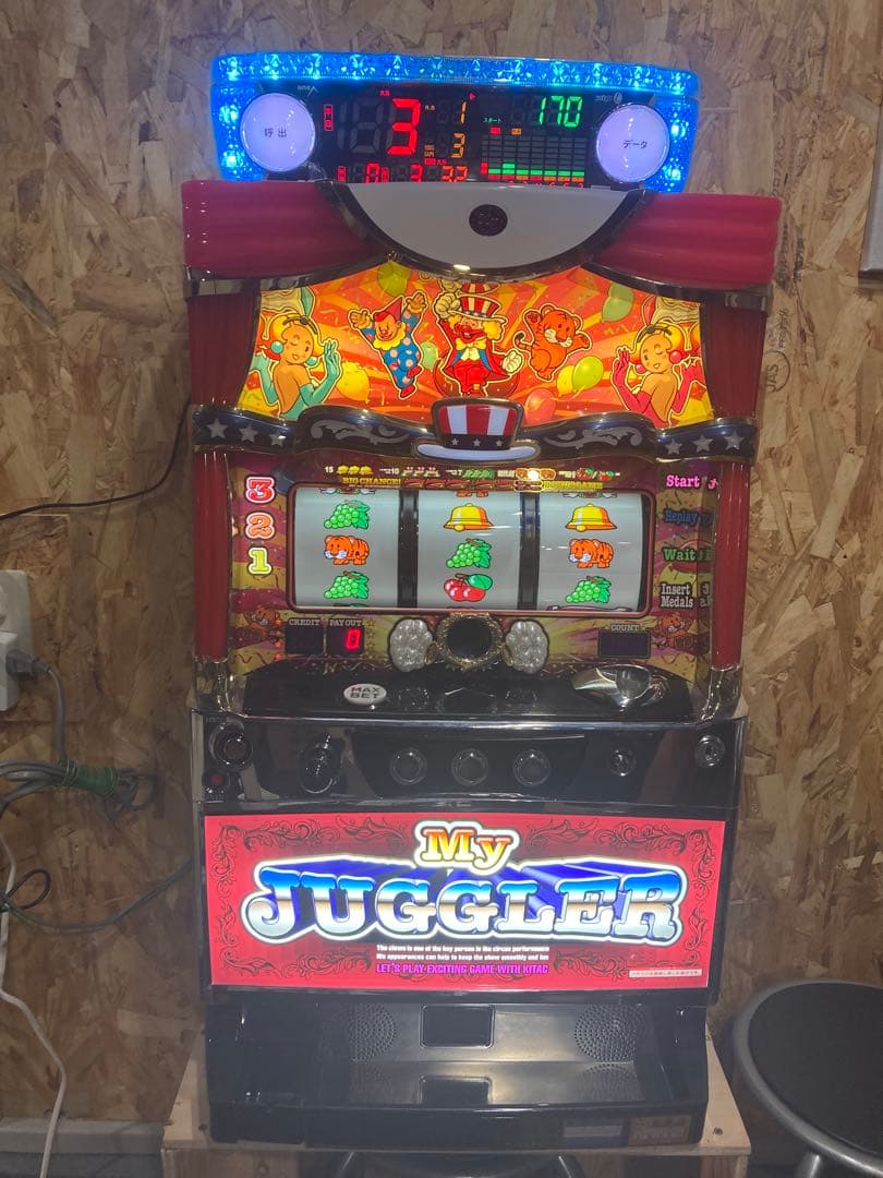 マイジャグラー、早い者勝ち！カウンターつき！実機