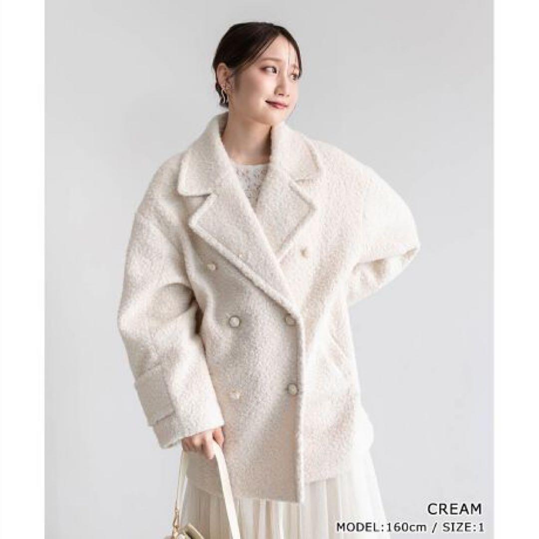 【ねこ】RANDA ループボアピーコート