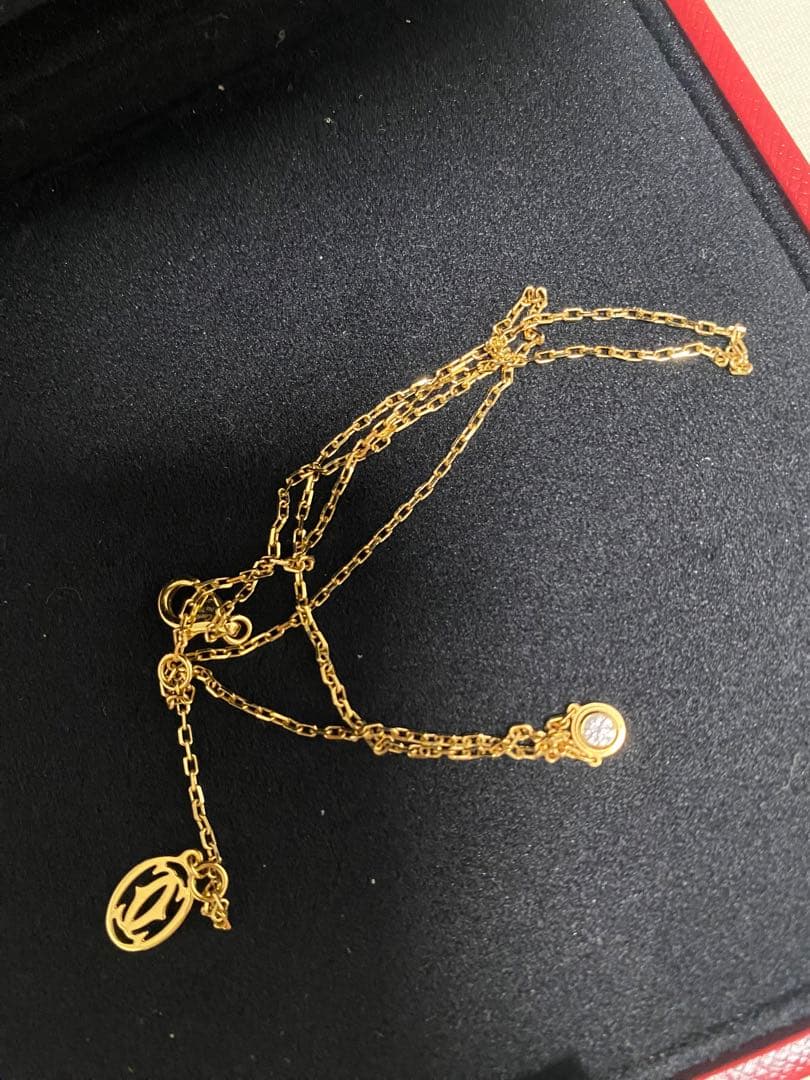 カルティエ　ダムール　イエローゴールド