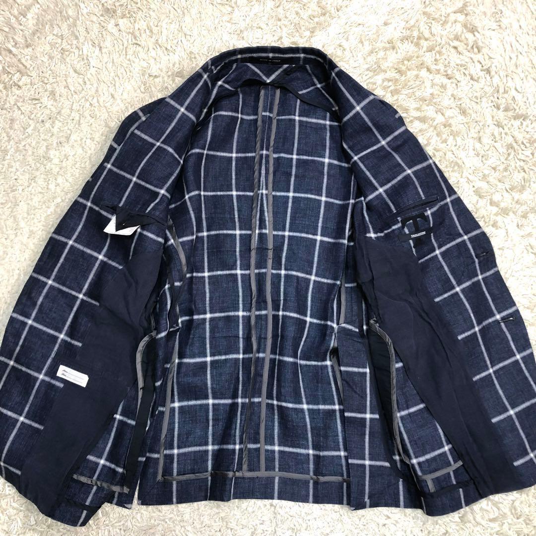 【美品】タリアトーレ テーラードジャケット 1SMC22B-- チェック M相当