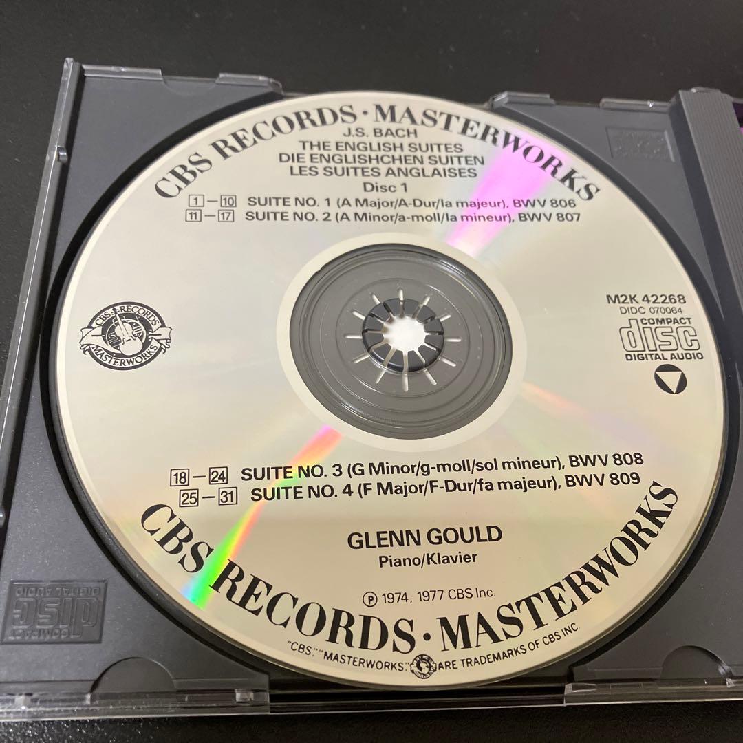 【売約済】グールド／バッハ:イギリス組曲(全6曲) 2CD