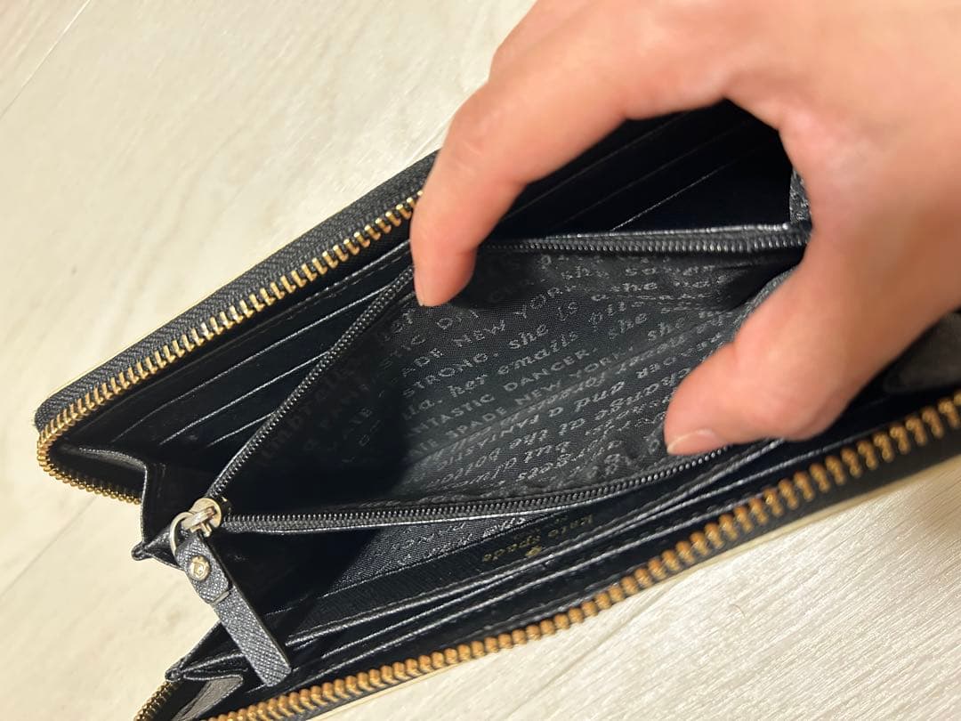kate spade 長財布 蝶々