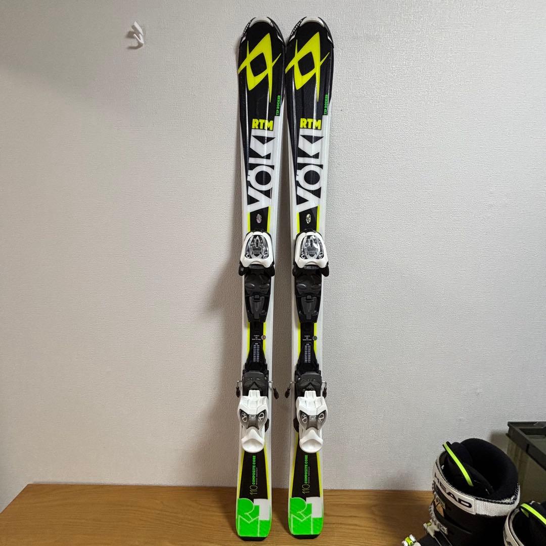 ジュニア　子供　スキーセットVolkl 110cm HEAD 22-22.5cm