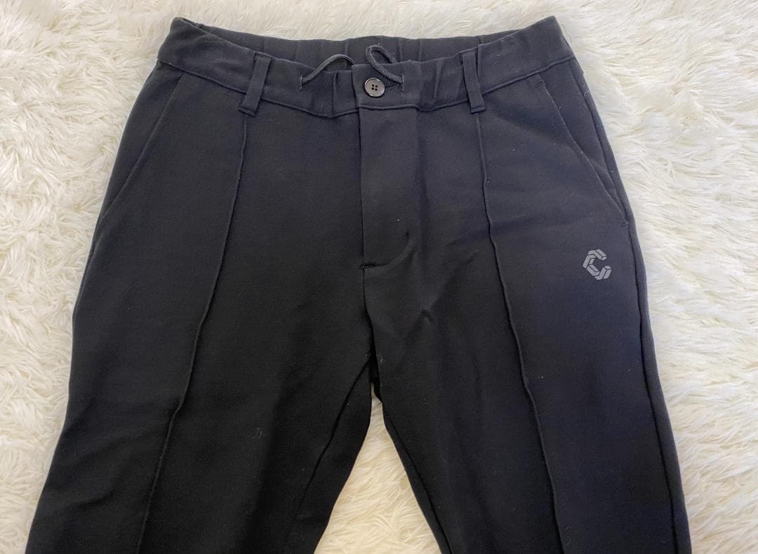 【美品】CRONOS クロノス メンズ スーツ ブラック 黒 Sサイズ