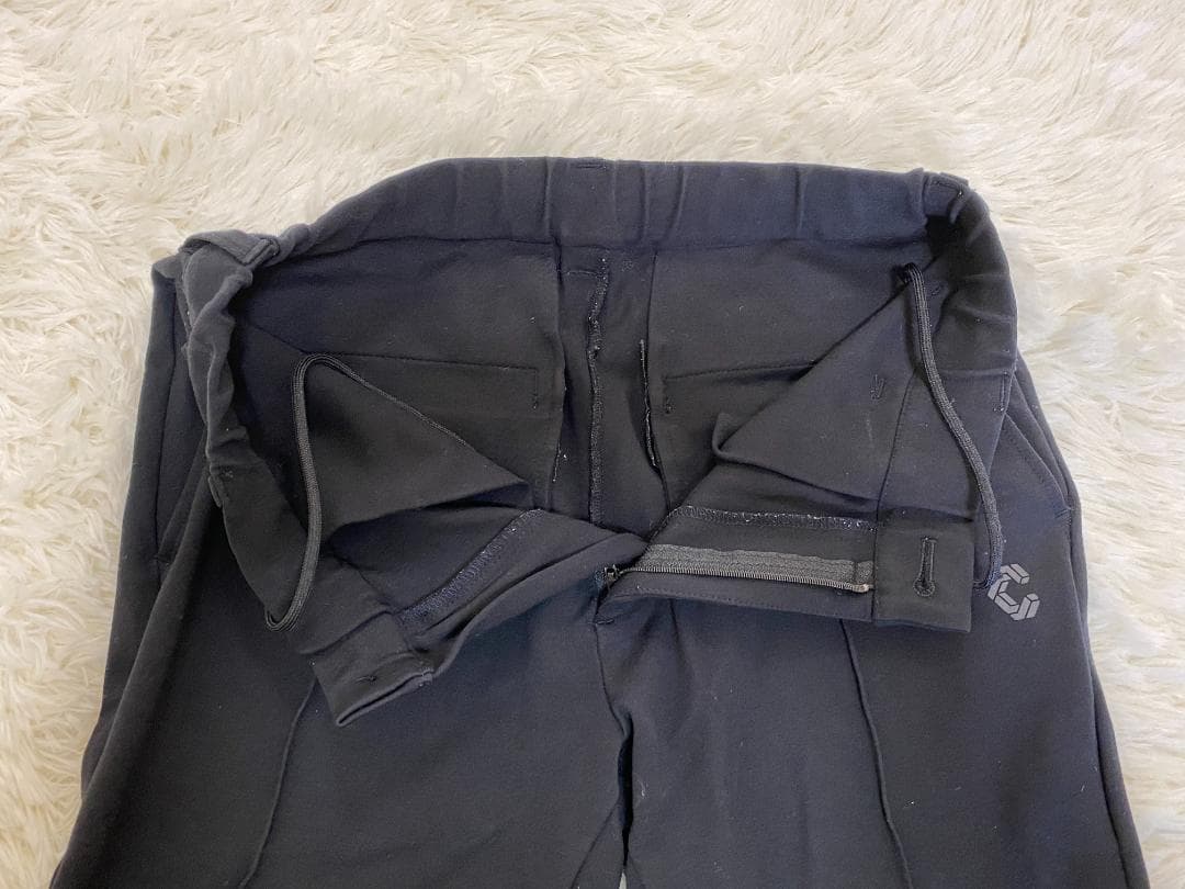 【美品】CRONOS クロノス メンズ スーツ ブラック 黒 Sサイズ