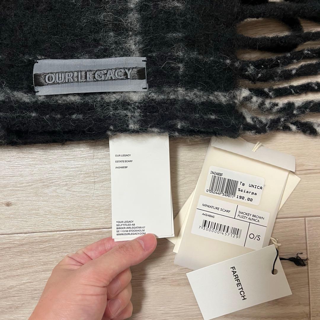【大人気・即完品】OUR LEGACY ESTATE SCARF マフラー