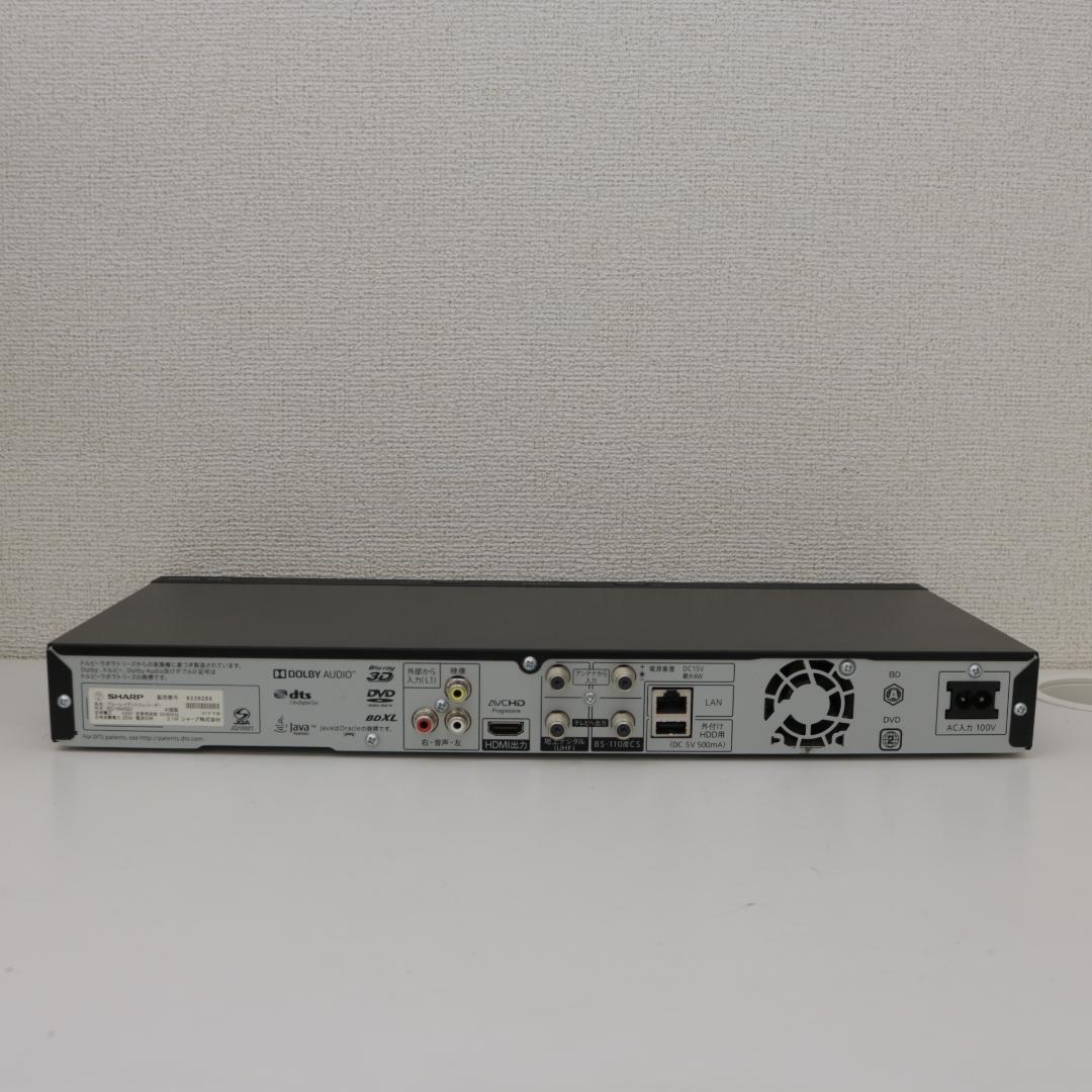 動作品 SHARP ブルーレイレコーダー BD-NW520 HDD BD