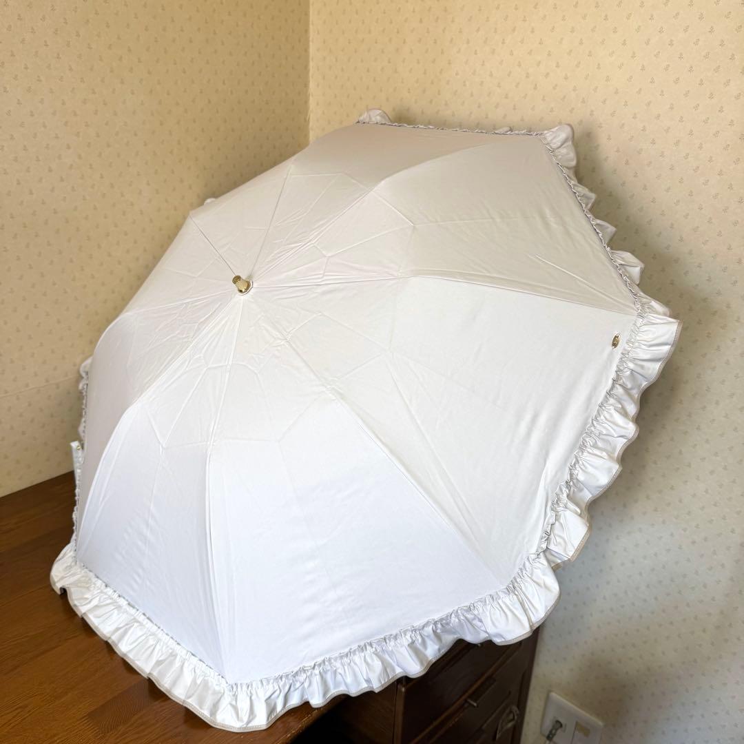 ★新品★Blao　晴雨兼用　フリル　日傘　１級遮光　遮熱　サマーシールド　軽量