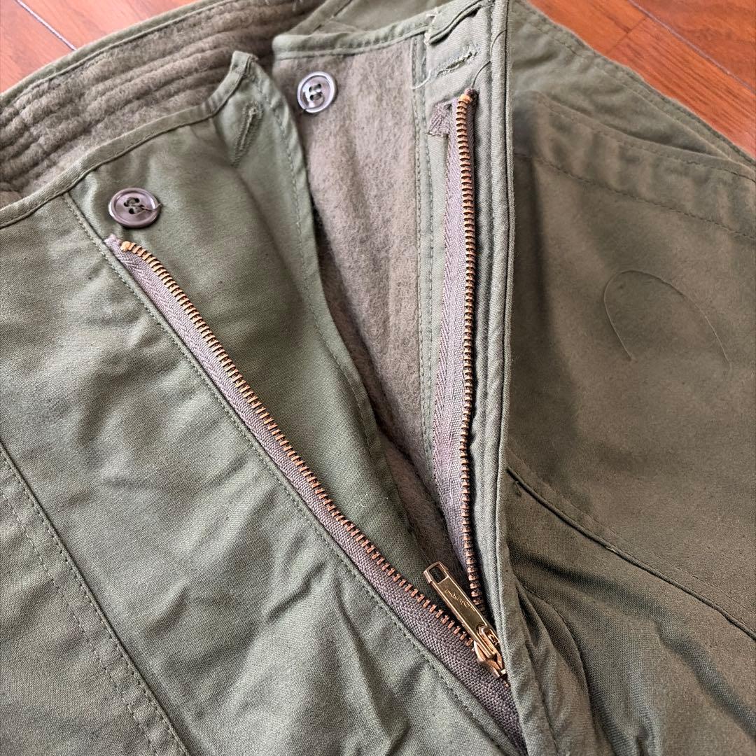 【超貴重・新品】米軍放出品　81年製　防寒・デッキパンツ　M