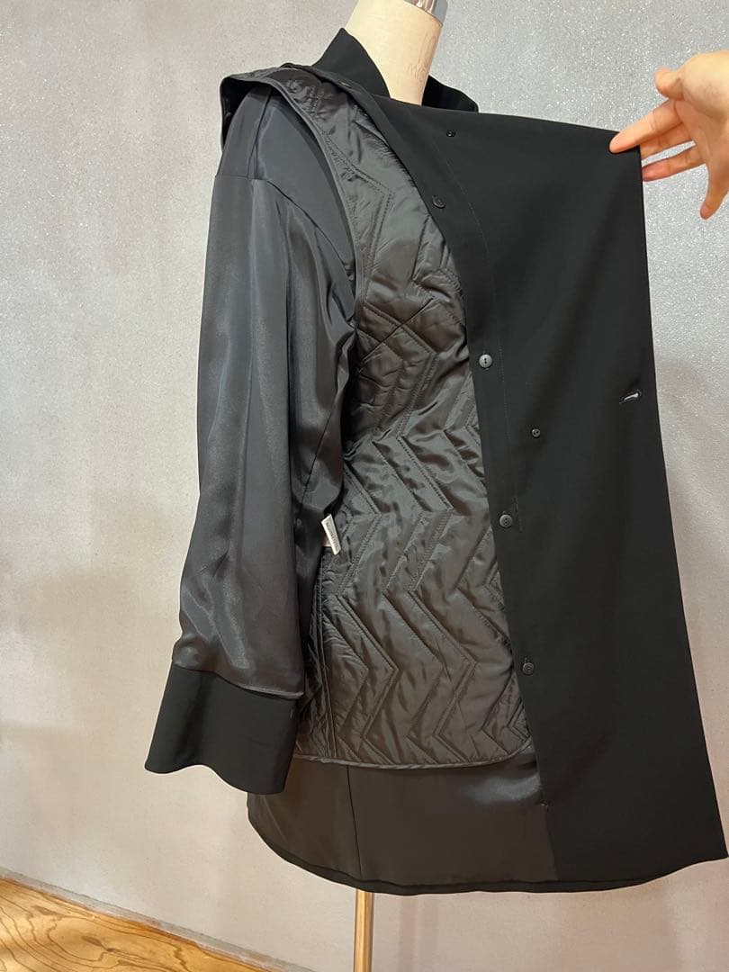 新品東京ソワール取り外し可能インナー付けコート